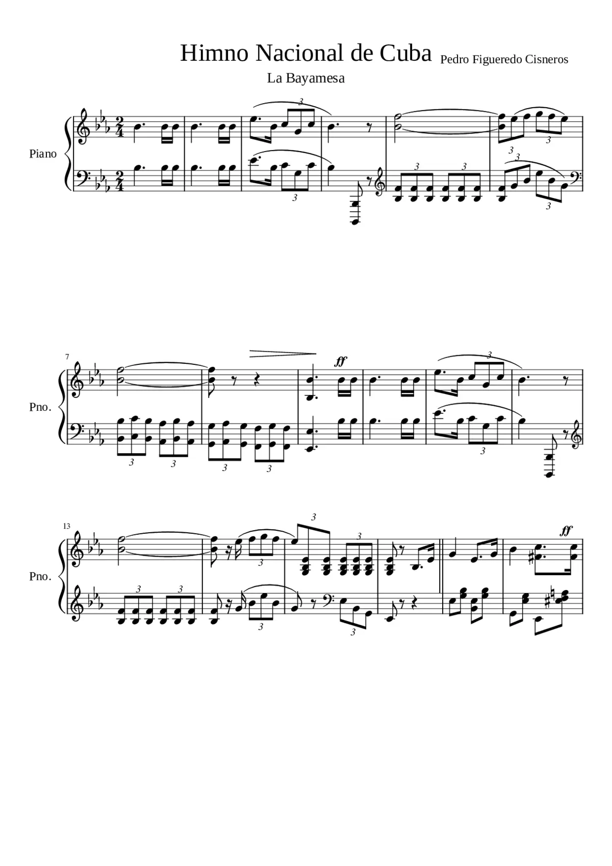 La bayamesa - Page 1