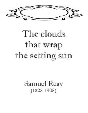 The clouds that wrap the setting sun