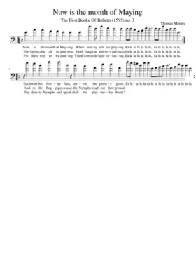 Now is the Month of Maying