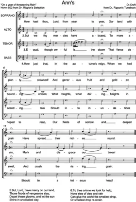 How hast thou, Lord, from year to year