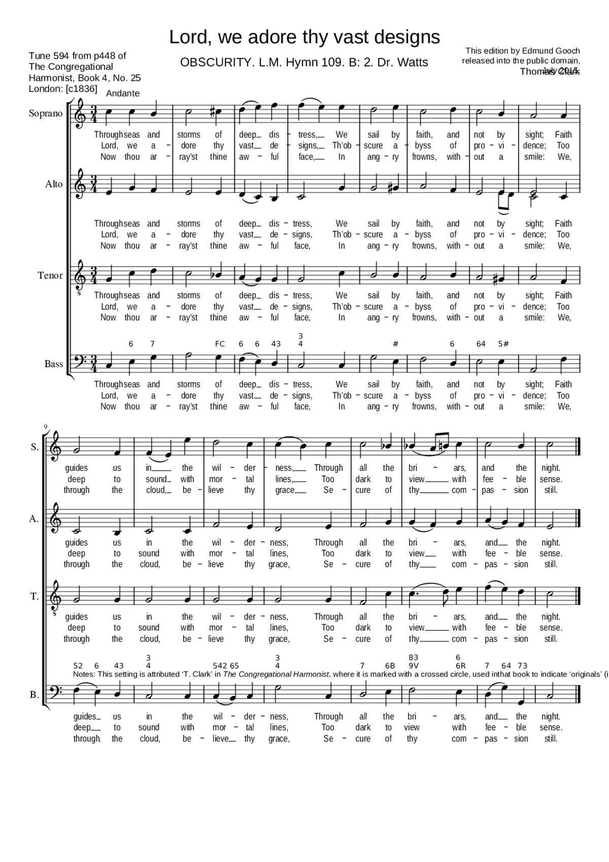 Lord we adore thy vast designs - Page 1