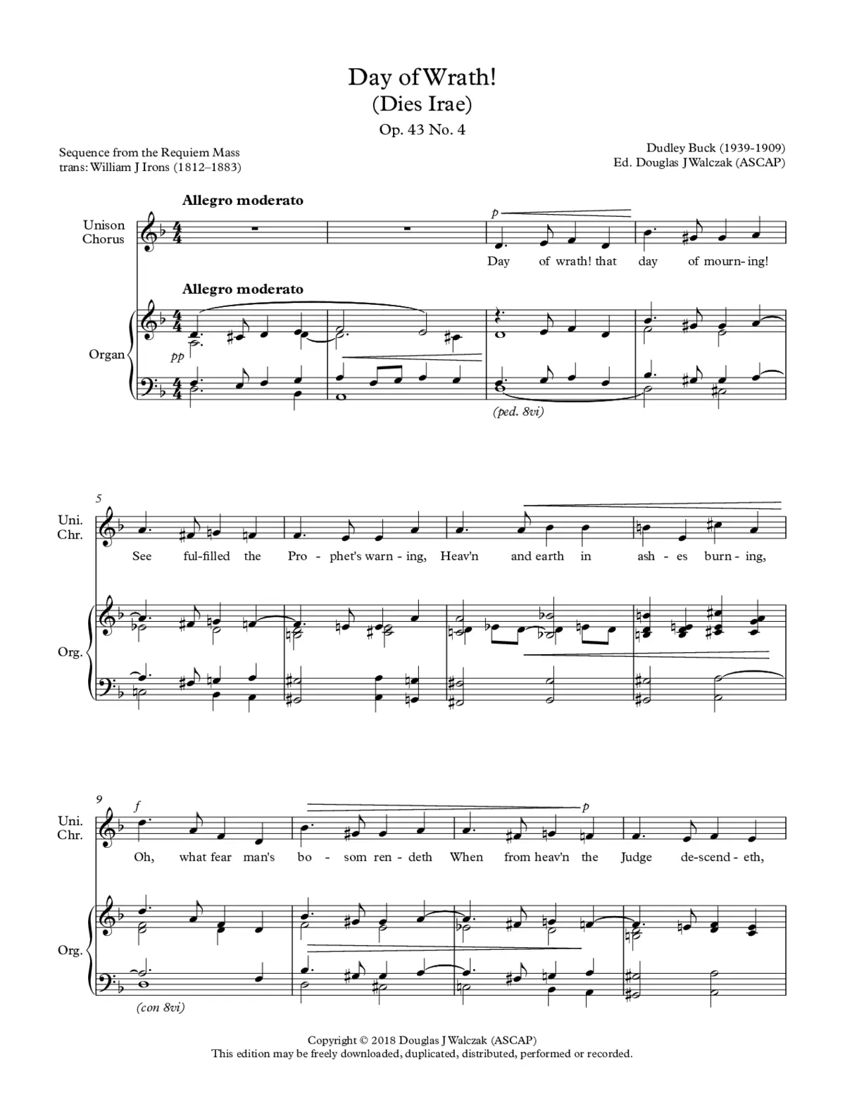 Day of Wrath! Op. 43 No. 4 - Page 1