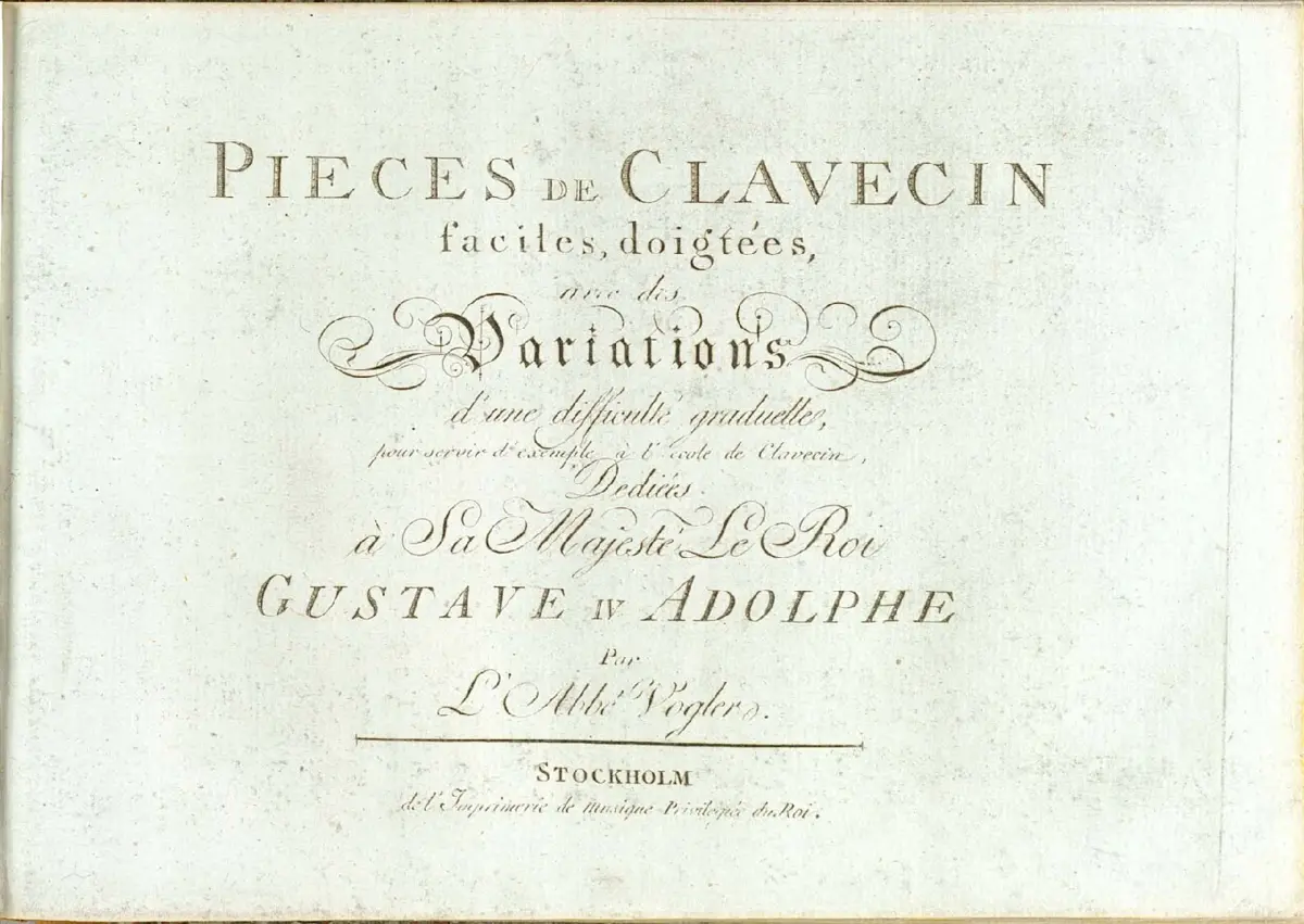 Pieces de clavecin faciles - Page 1