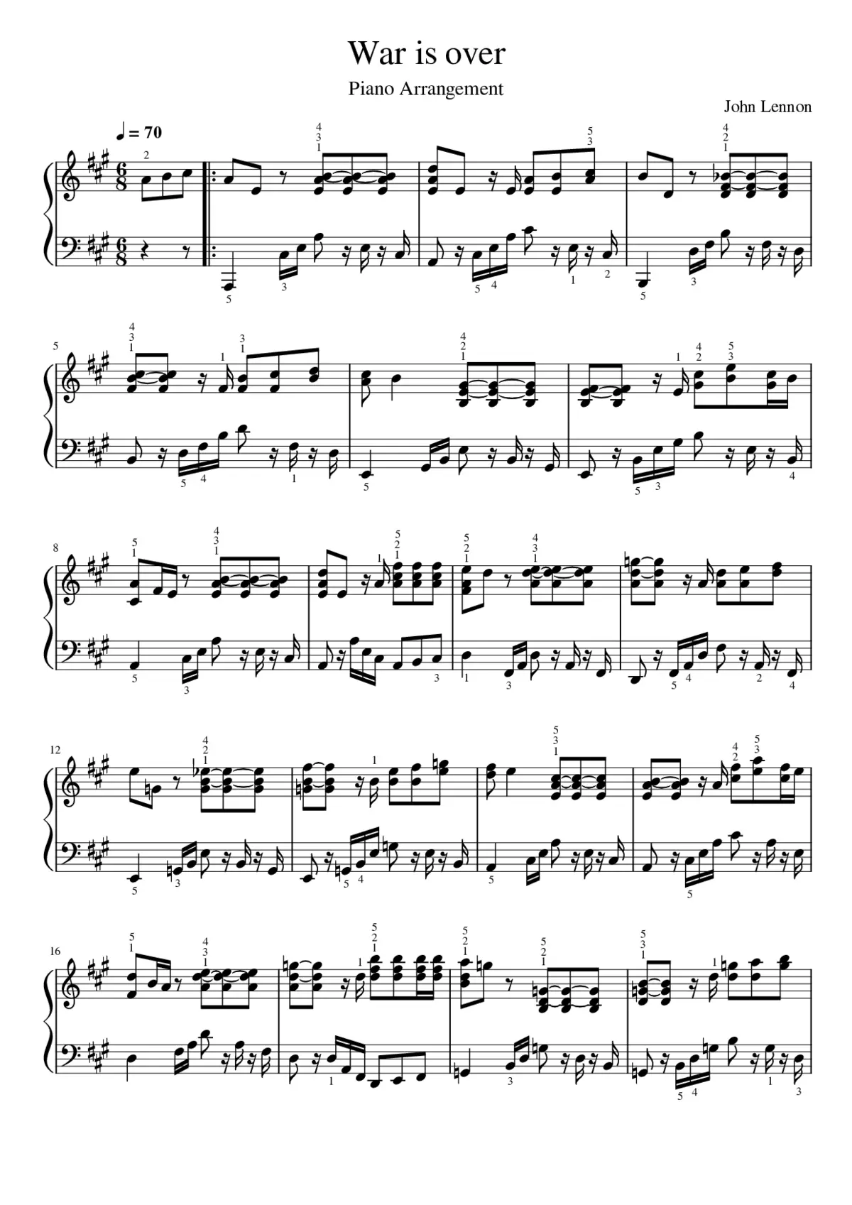 happy xmas war is over - Page 1