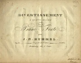 Sonata for Piano 4-Hands