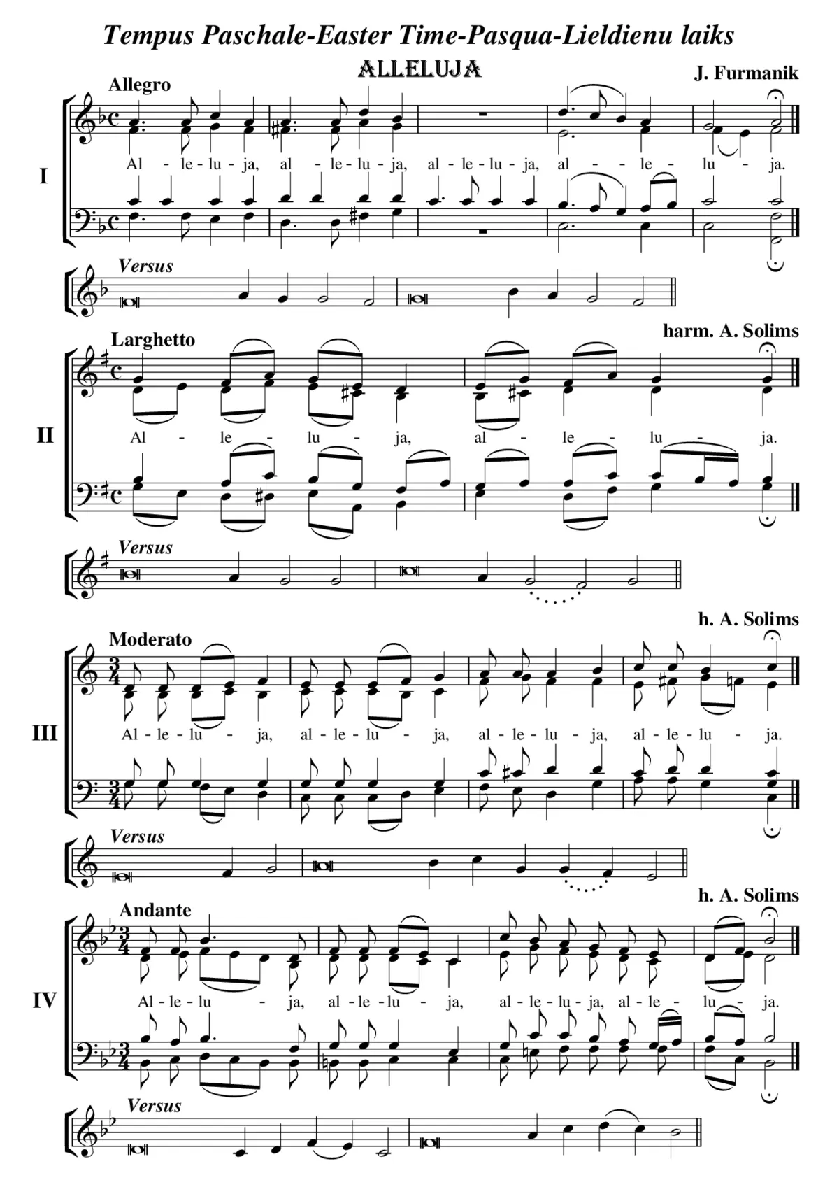 Alleluja Paschale - Page 1