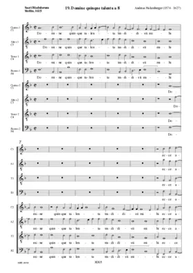 Domine quinque talenta