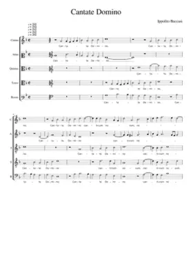Cantate Domino