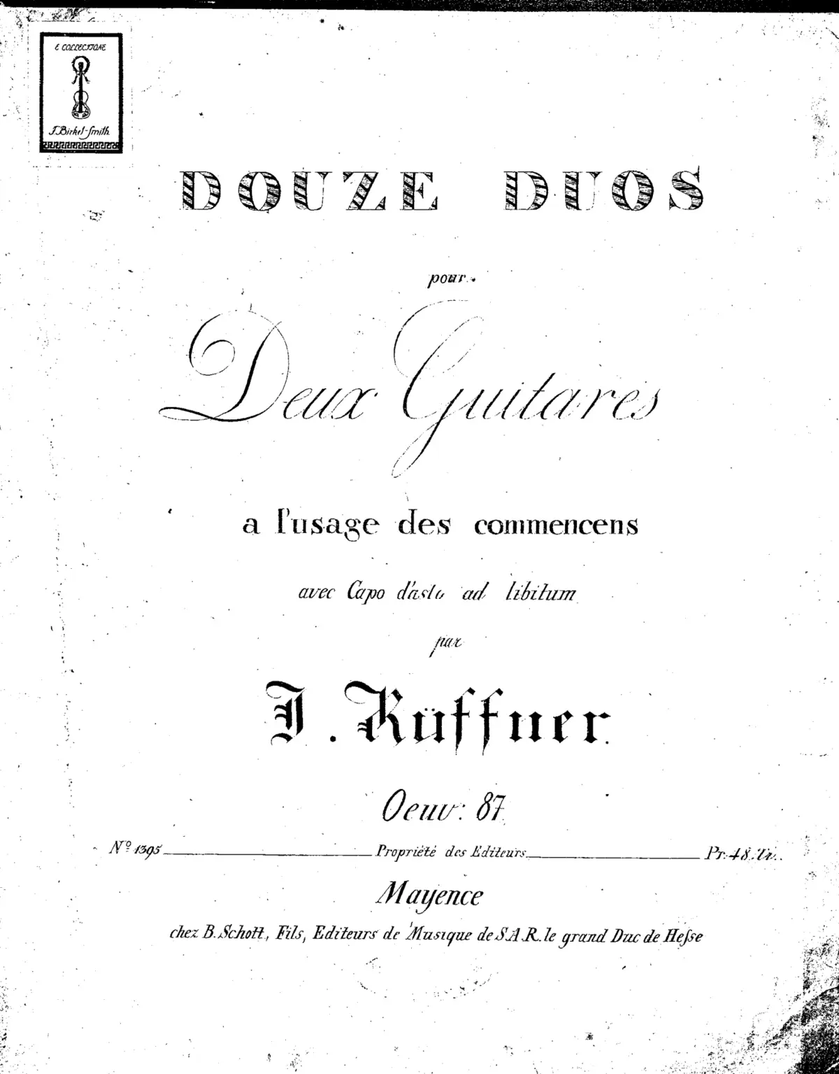 12 Duos for 2 Guitars - Page 1