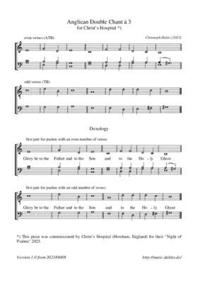 Anglican Chant a 3
