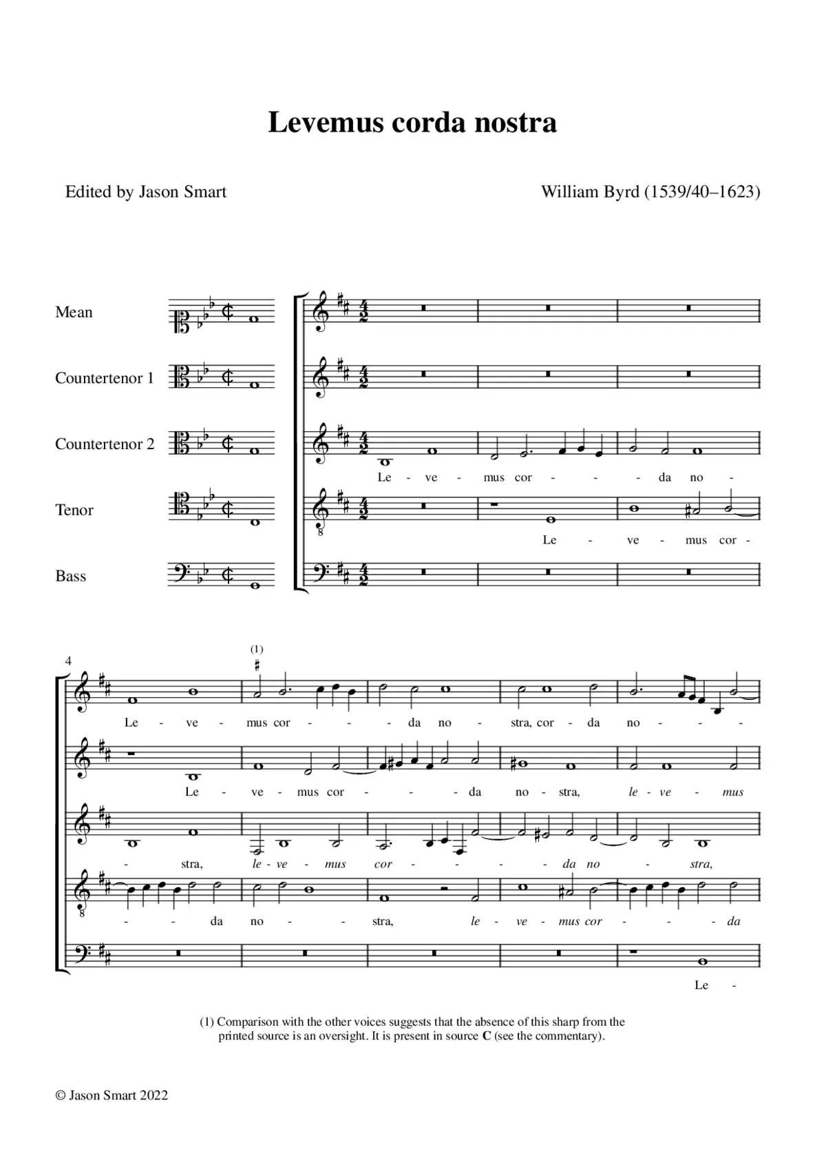 Levemus corda - Page 1