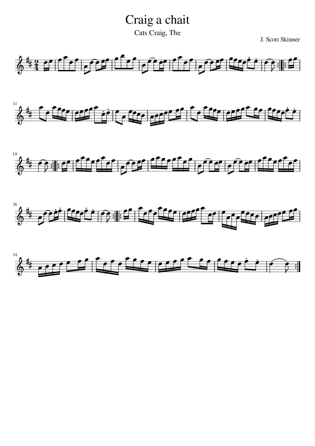 Craig a chait - Page 1