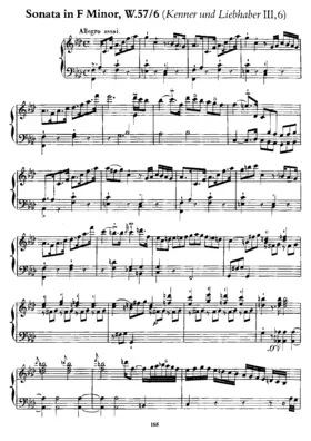 Keyboard Sonata in F minor