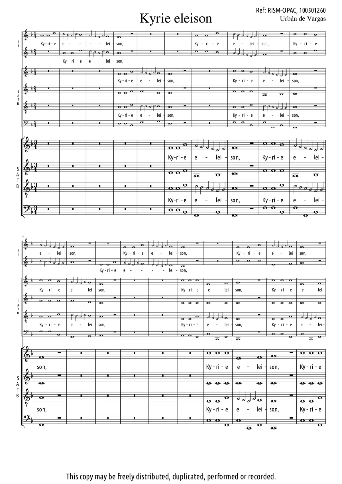 Missa a 10 - Page 1