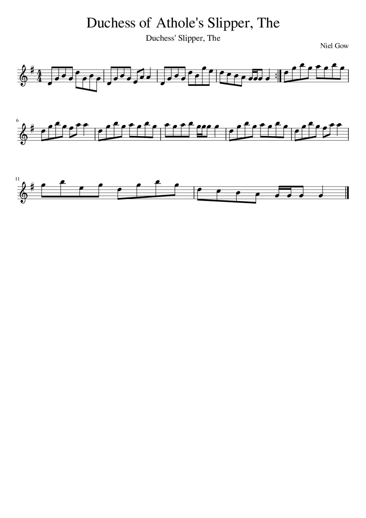 The Duchess of Athole's Slipper - Page 1