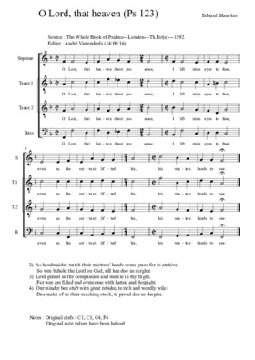 O Lord, that heaven dost possesse