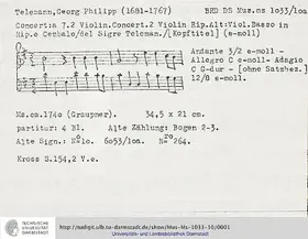 Concerto for 2 Violins