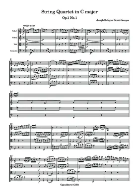 String Quartet in C major, Op.1 No.1
