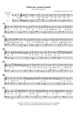 Ninfa che, scalza il piede e sciolto il crine