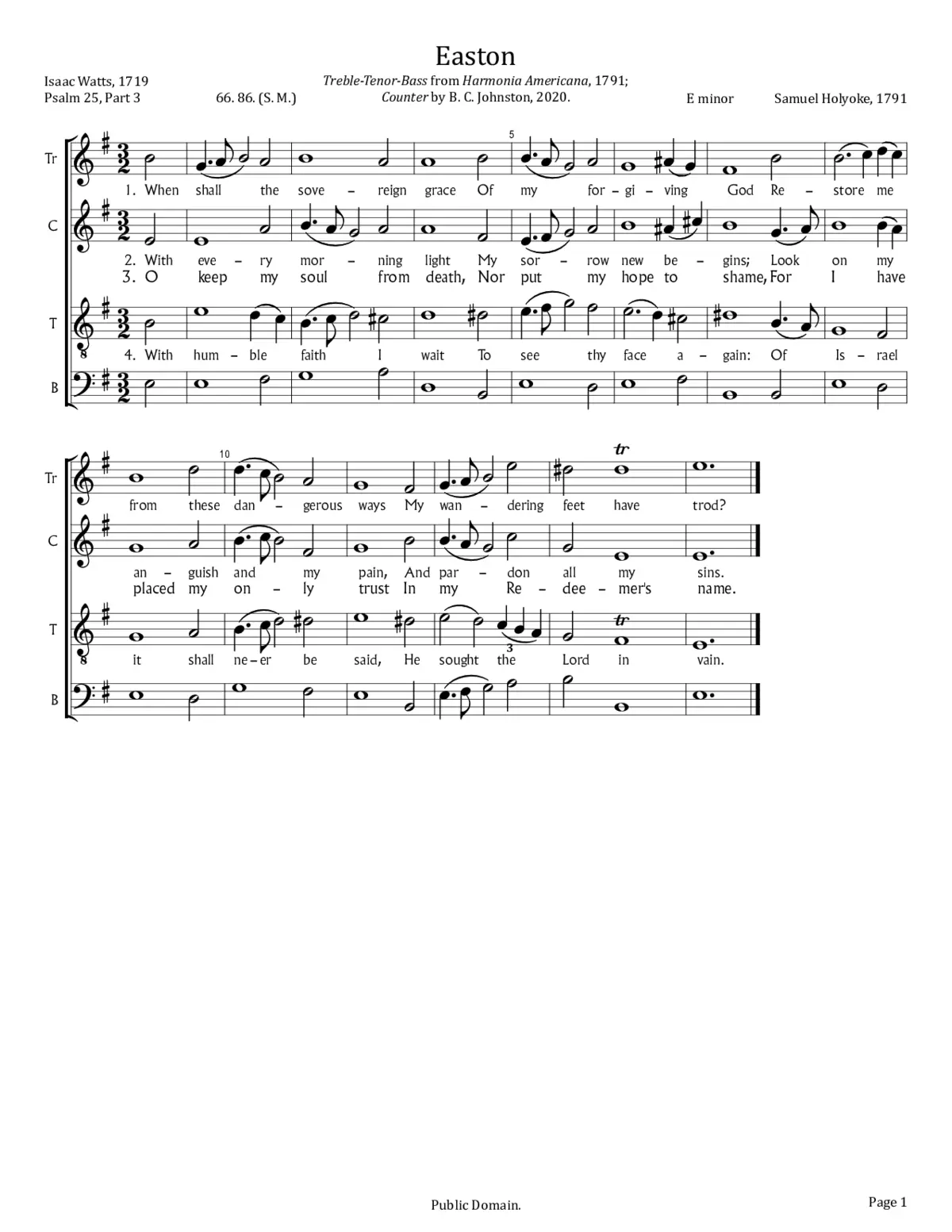 Easton - Page 1