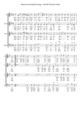 Raise your triumphant songs