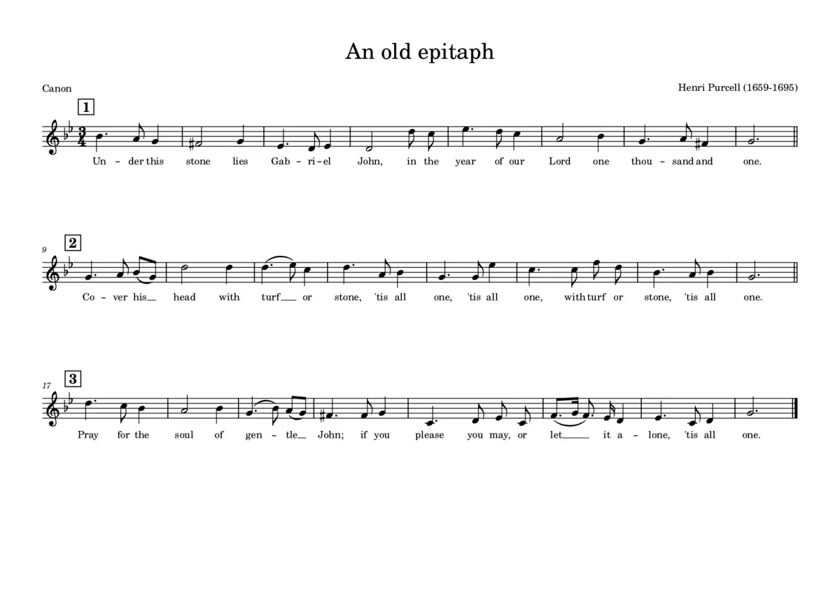 An old epitaph - Page 1