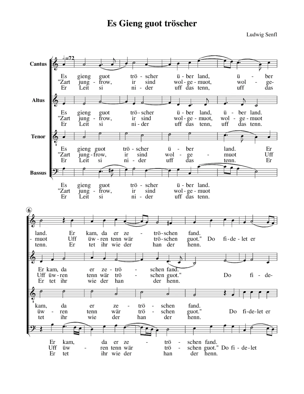 Es gieng guot Tröscher - Page 1