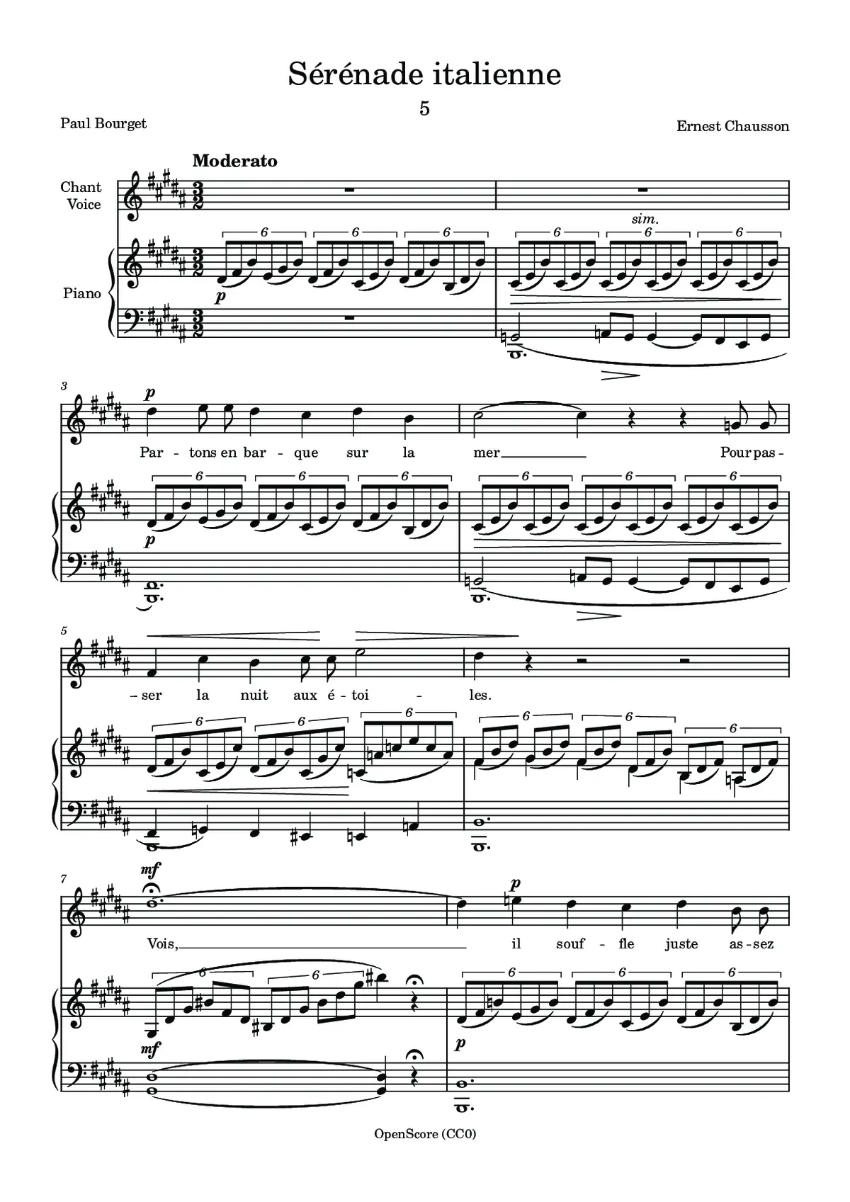 Sérénade italienne - Page 1