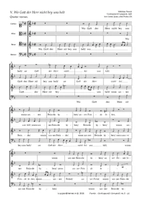 Wo Gott der Herr nicht bey uns hält