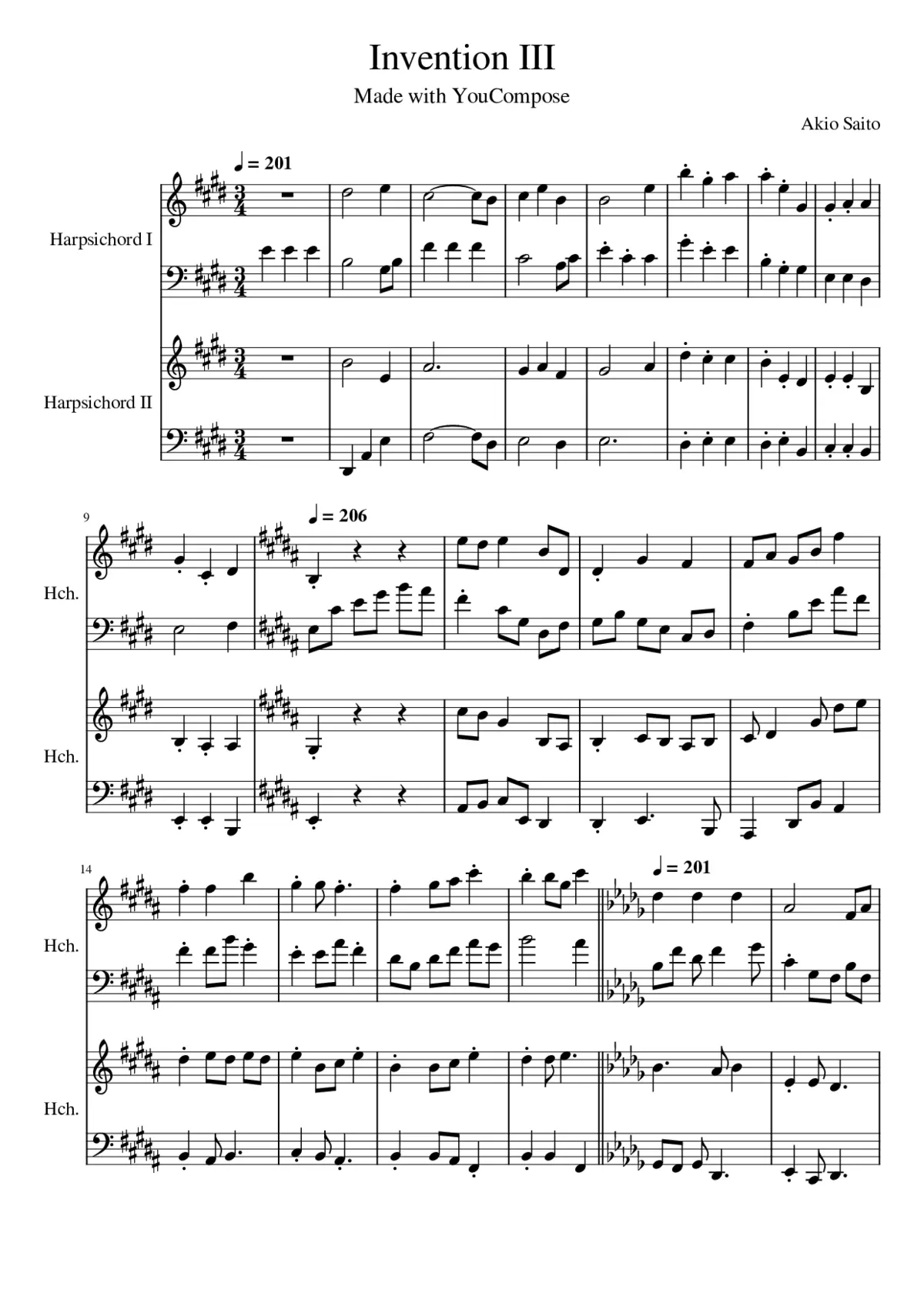 Invention III - Page 1