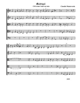 Ch’io non t’ami, cor mio