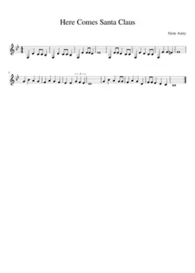 here comes santa claus