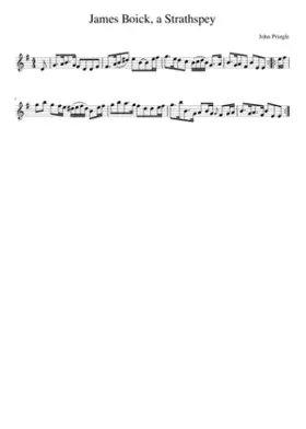 James Boick a Strathspey