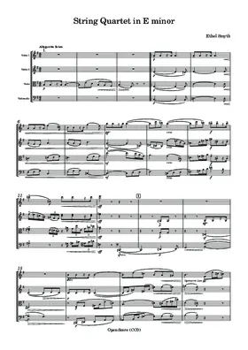 String Quartet in E minor