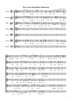 Ecce nunc benedicite Dominum