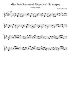 Miss Jane Stewart of Pittyvaich's Strathspey