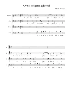 Ove si volgeran gliocchi