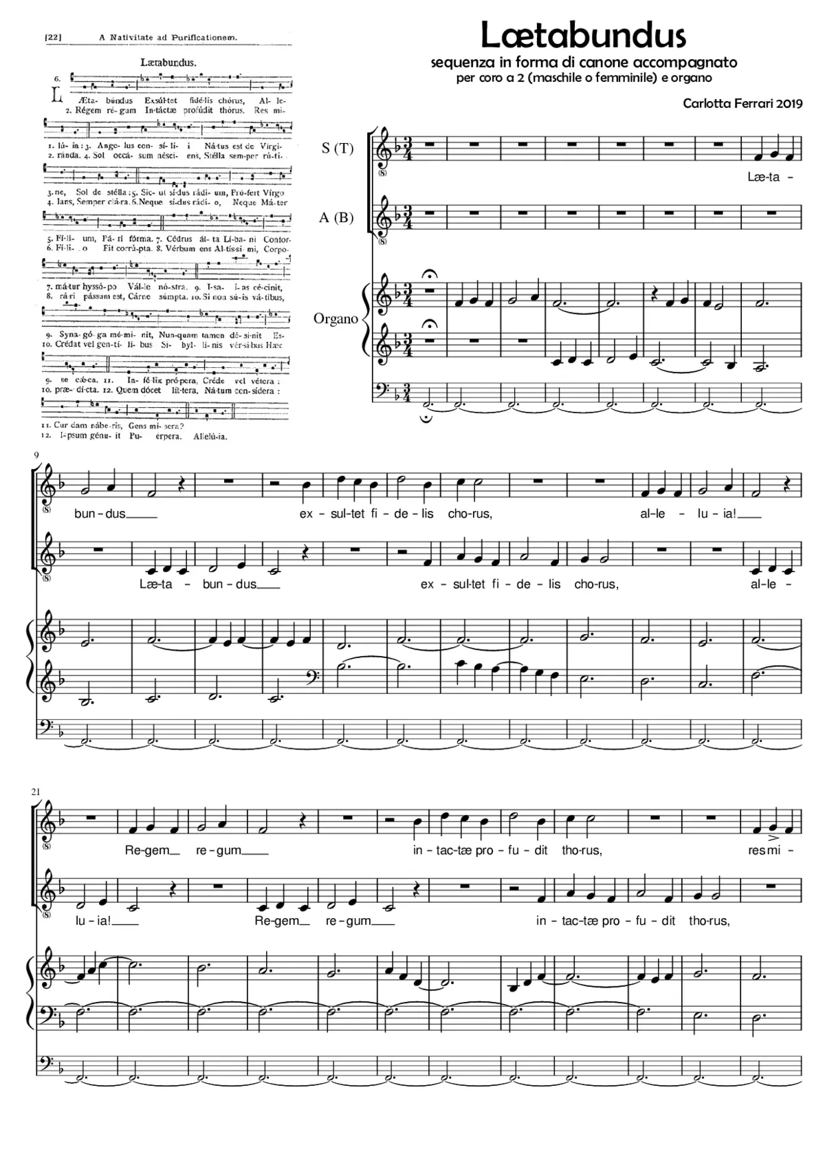 Lætabundus - Page 1