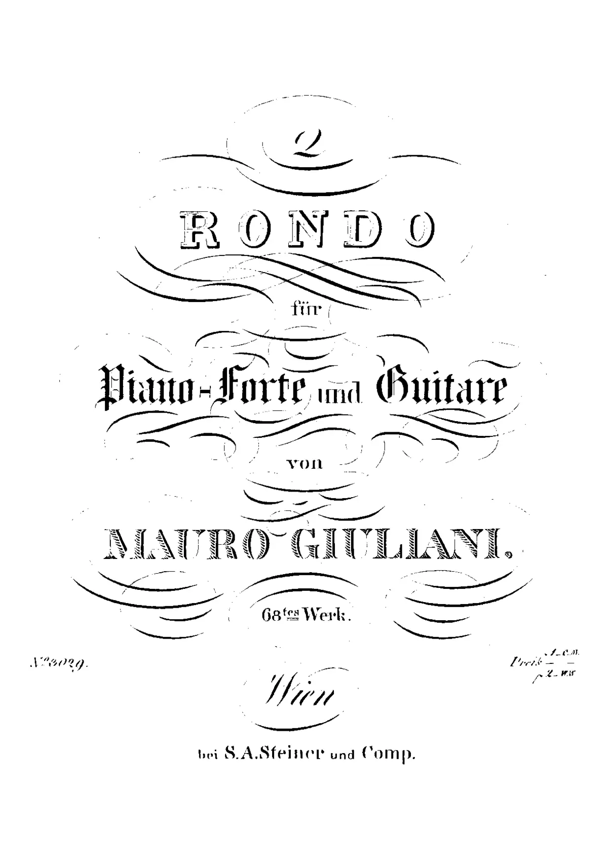 2 Rondo für Piano-Forte und Guitare - Page 1