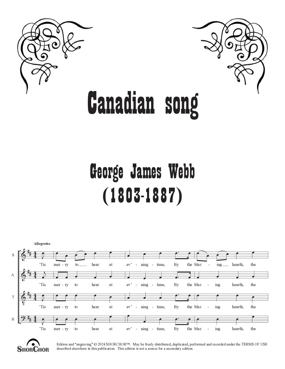 Canadian song - Page 1