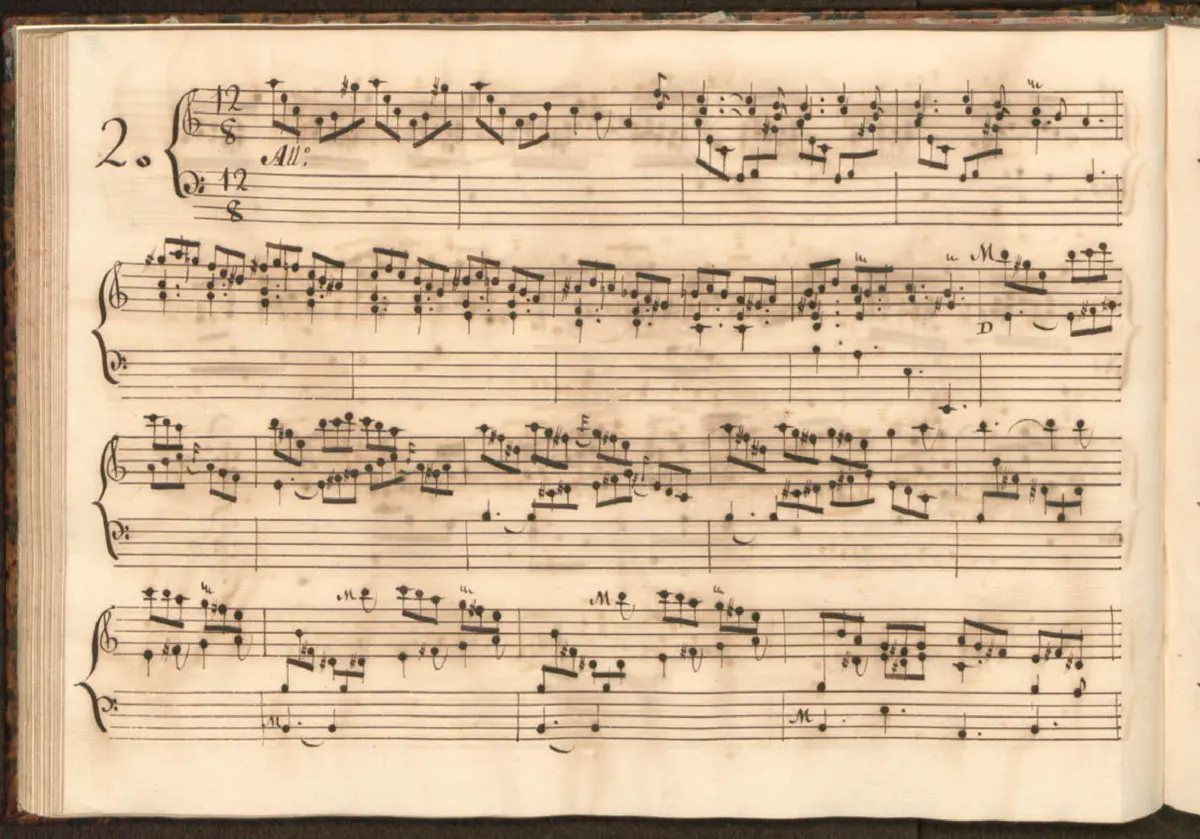 Keyboard Sonata in A minor - Page 1