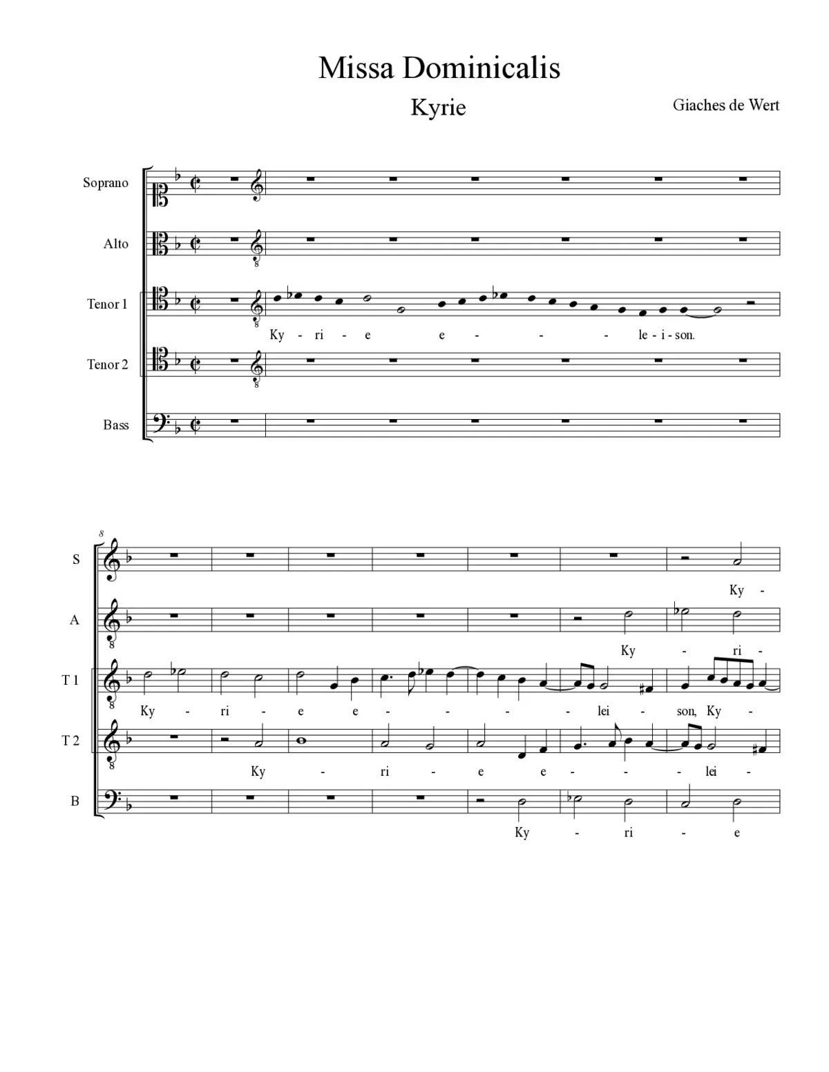 Missa Dominicalis - Page 1