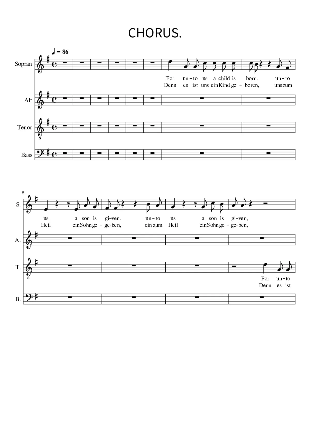 Messiah HWV 56 - Page 1