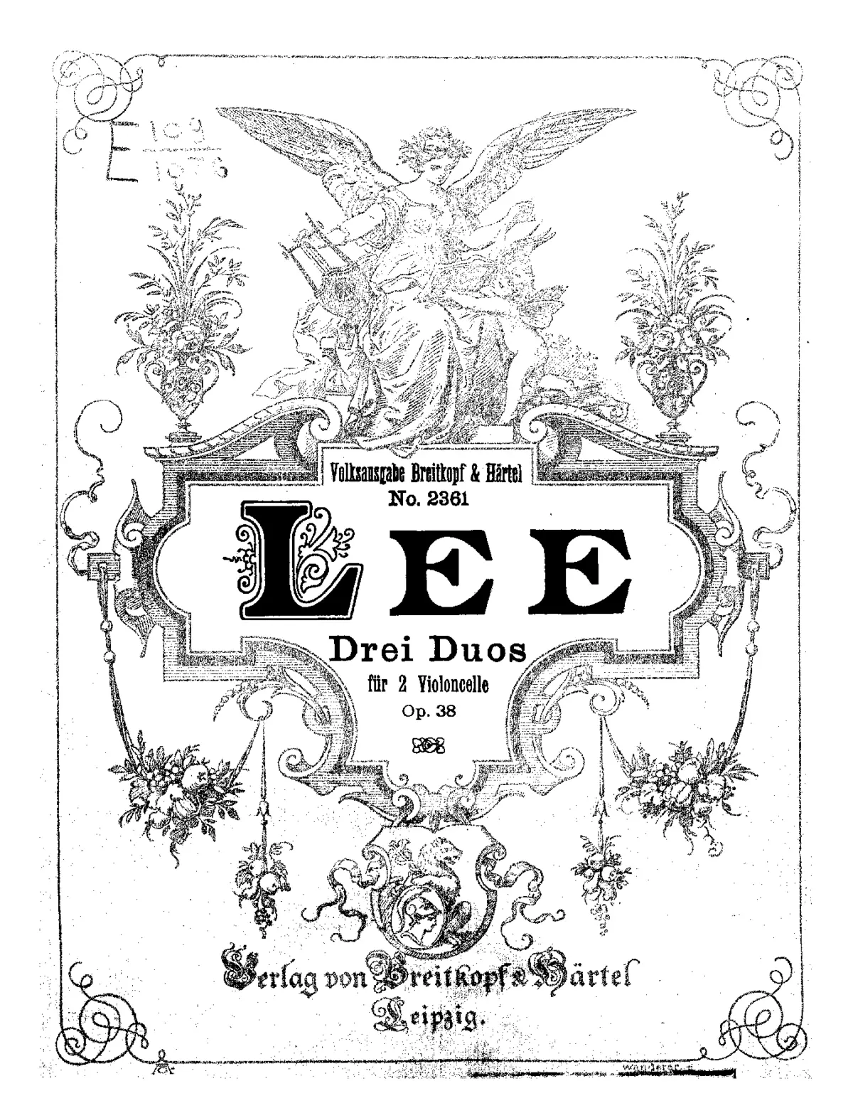 3 Duos for 2 Cellos, Op.38 - Page 1