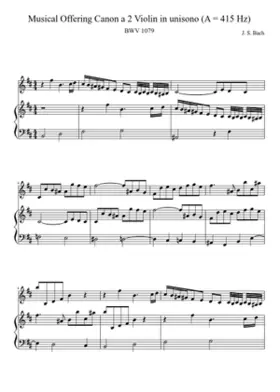 Musikalisches Opfer BWV 1079