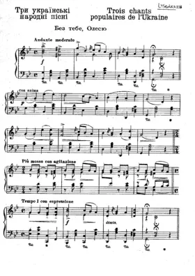 Trois chants populaires de l'Ukraine