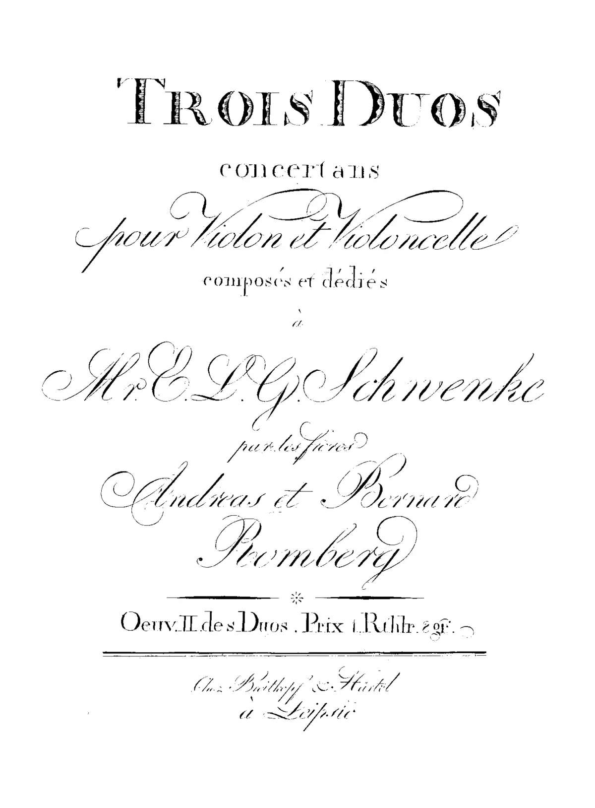 3 Duos for Violin and Cello - Page 1