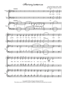 Offertory Sentences