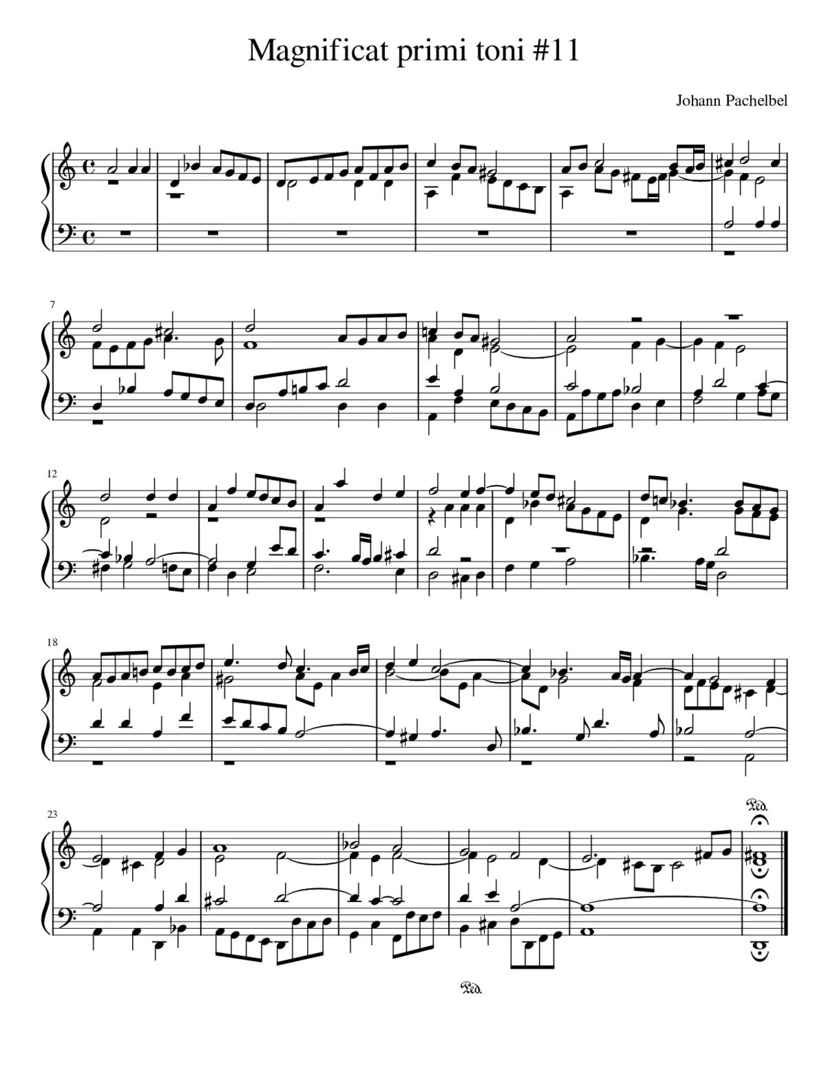 Magnificat primi toni 11 - Page 1