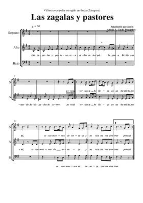 Las zagalas y pastores